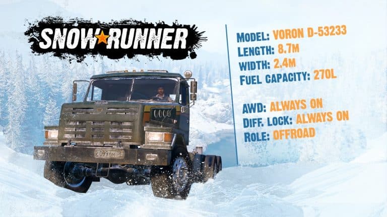 SnowRunner: VORON D-53233 Truck - SnowRunner Mod Download